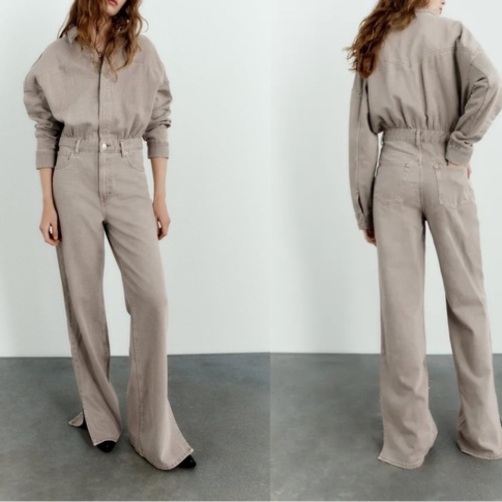 Long Demin Jumpsuit